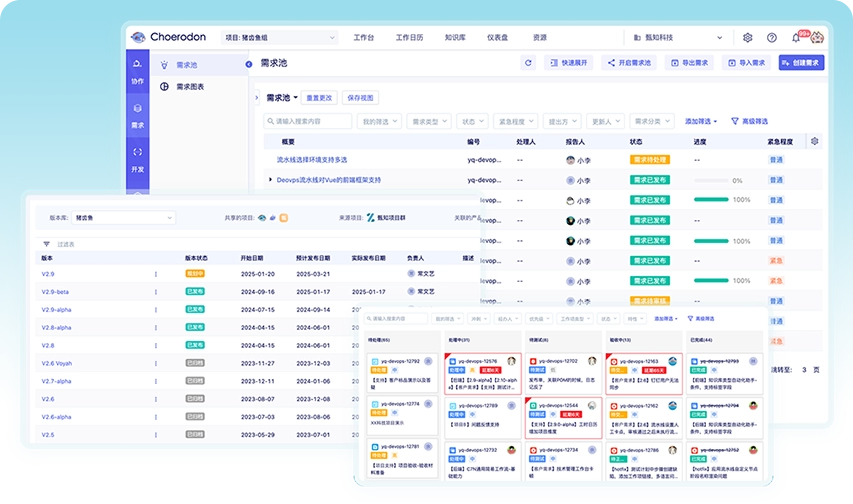 需求到任务的全链路管理