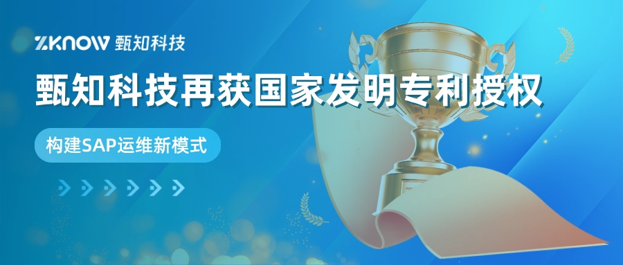 再获国家发明专利！创新SAP运维：回归业务的第一现场